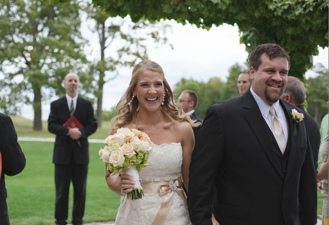 Jennifer & Jason – Husband & Wife, Kohler WI Wedding Photography