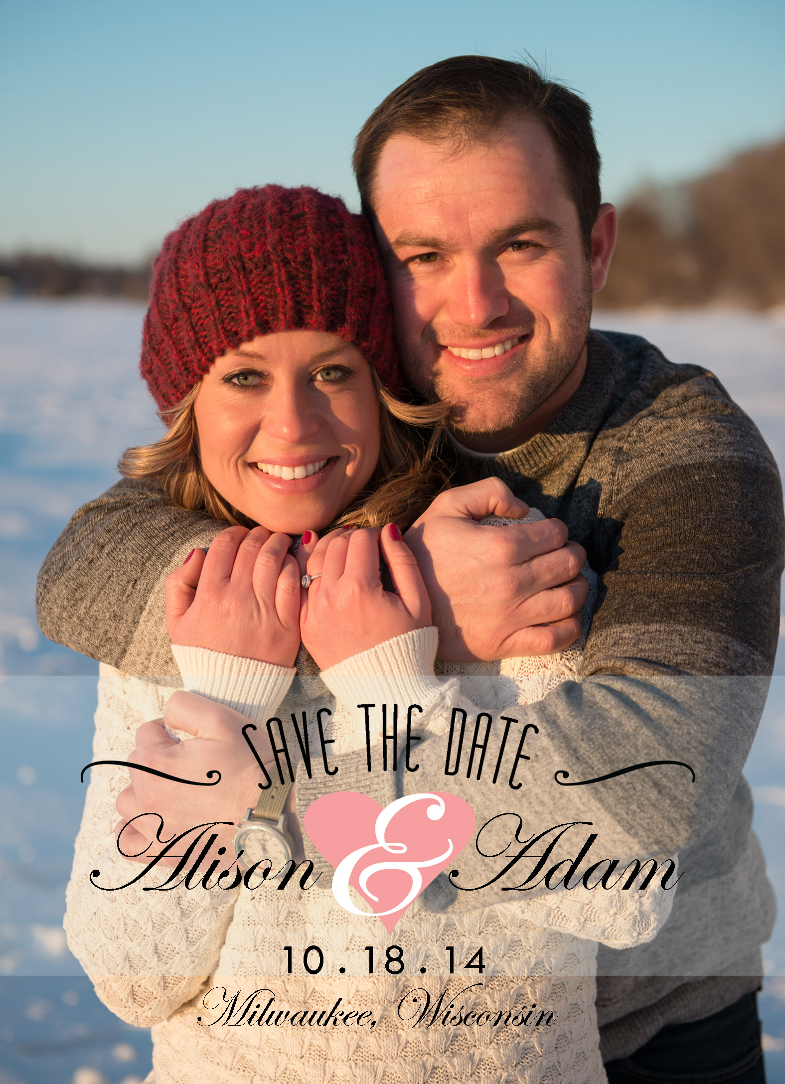 Alison & Adam – Delafield Wisconsin, Outdoor Engagement Photography