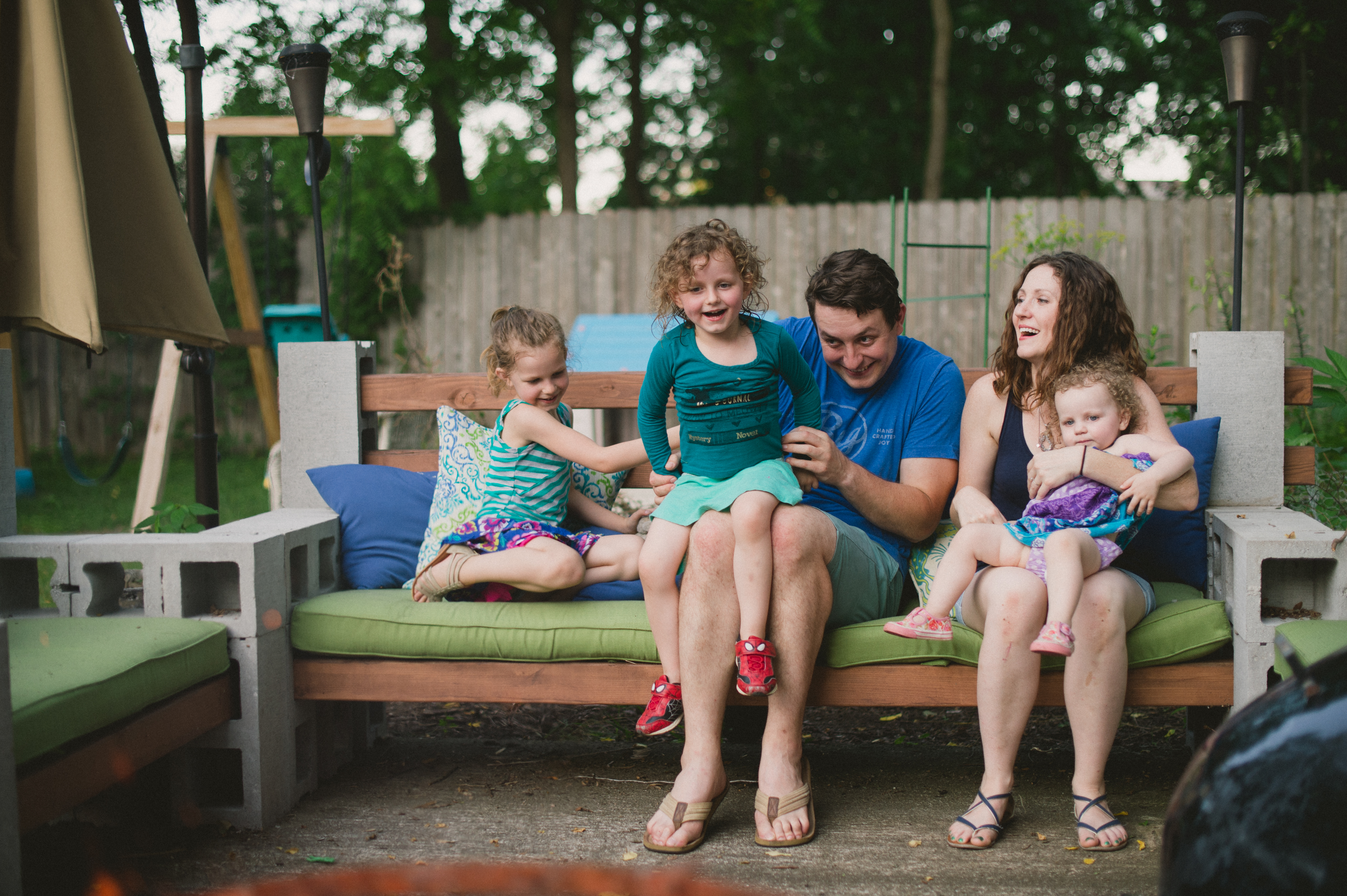 The Carr Family- Backyard Milwaukee Lifestyle Photography